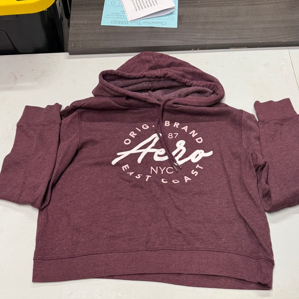 Aeropostale Plum Fleece Hoodie
